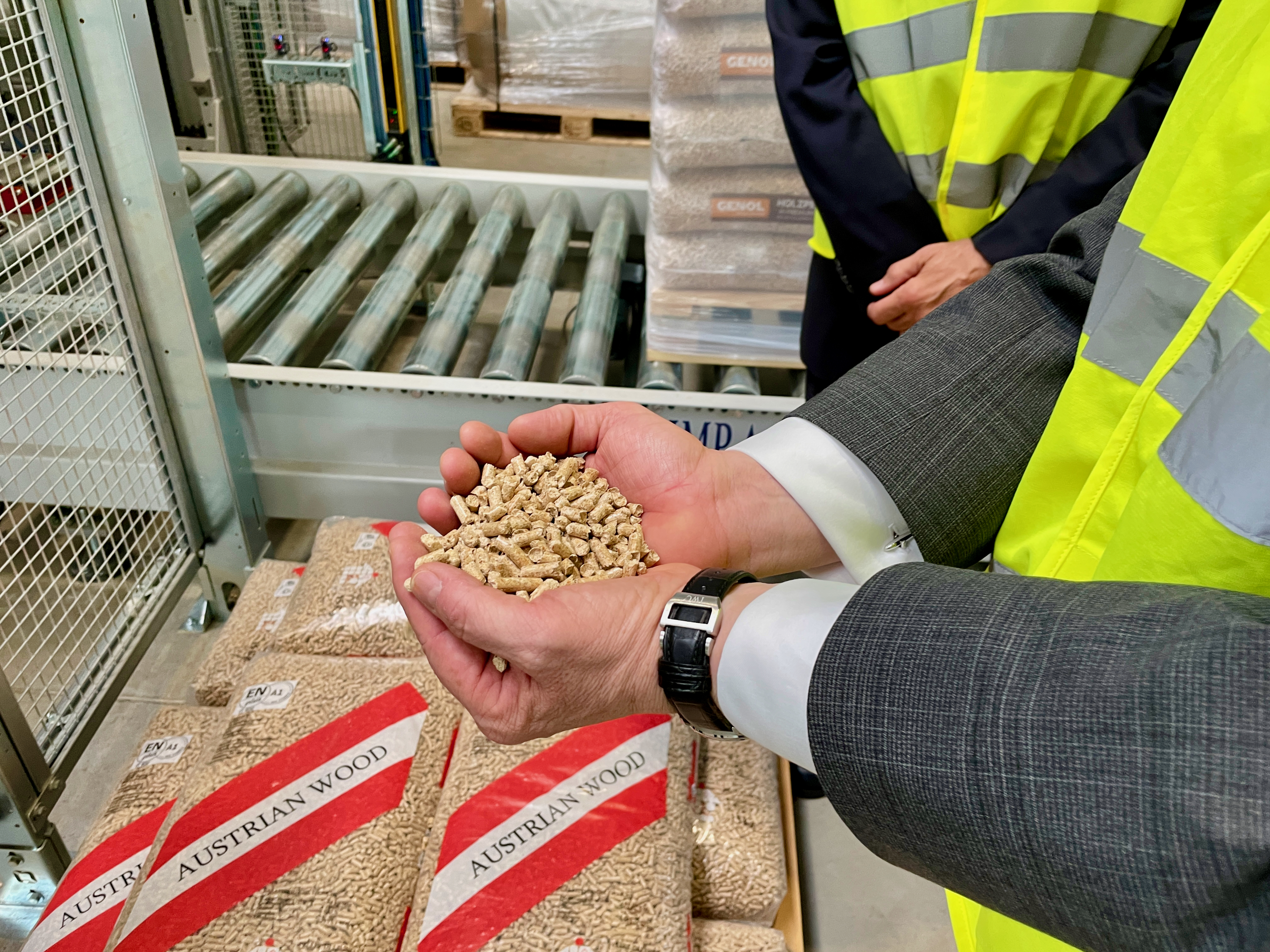 Pellets in der Hand | © proPelletsAustria